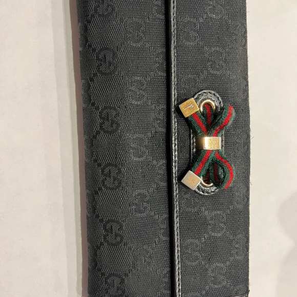 Black Gucci Cloth Wallet - Picture 1 of 12
